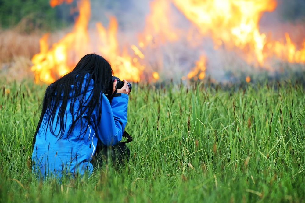 Οδηγίες για δημοσιογράφους, εικονολήπτες και φωτογράφους που καλύπτουν ειδησεογραφικά τις πυρκαγιές