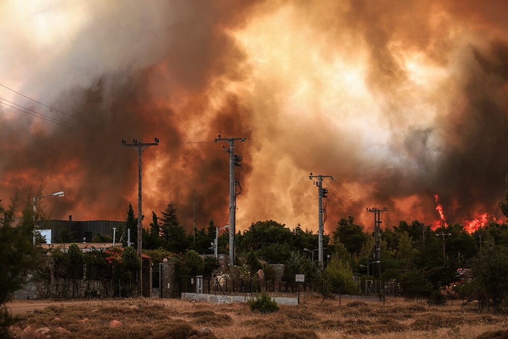 Notam για τις περιοχές που πλήττονται από τις πυρκαγιές