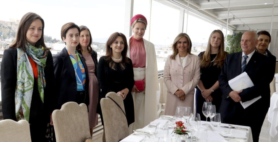 Η Ζωή Ράπτη σε επίσημο γεύμα με την Βασίλισσα του Βελγίου, για τη βιώσιμη ανάπτυξη
