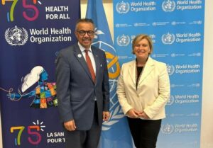 Healthstories Η Μίνα Γκάγκα στη Γενική Συνέλευση του Παγκόσμιου Οργανισμού Υγείας στη Γενεύη