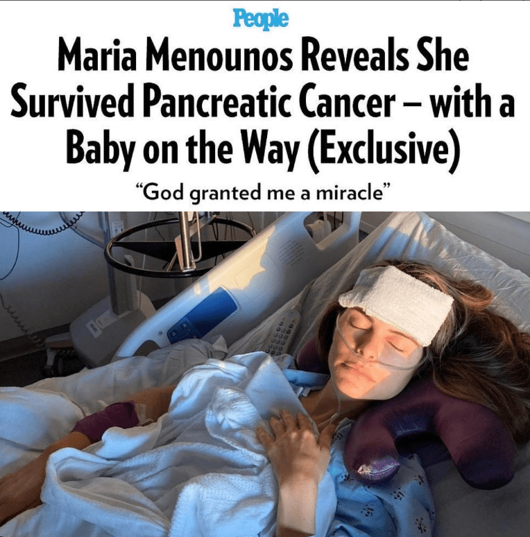 Healthstories Με καρκίνο στο πάγκρεας η Μαρία Μενούνος, ενώ περιμένει να γίνει μητέρα 2