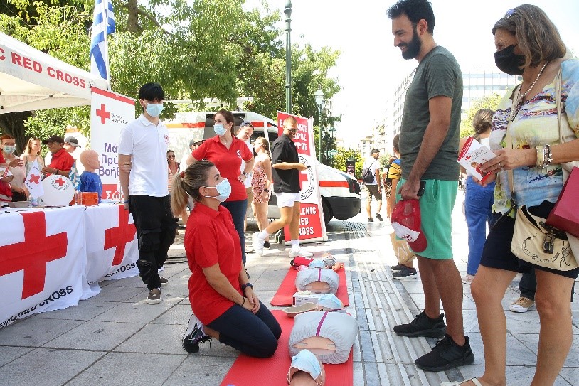 Δράσεις του Ελληνικού Ερυθρού Σταυρού για την Παγκόσμια Ημέρα Πρώτων Βοηθειών